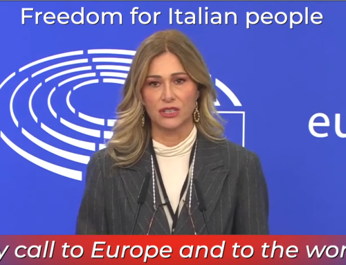 Il mio appello in Europa per la libertà ed i diritti in Italia