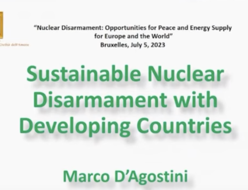 L’esperto di cooperazione internazionale D’Agostini: il disarmo nucleare è sostenibile per i paesi in via di sviluppo